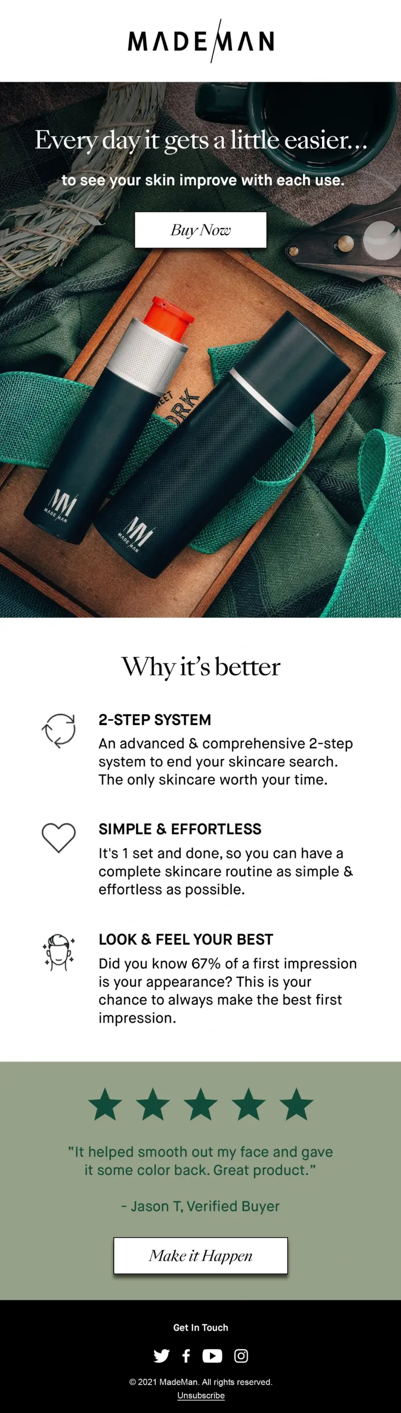 Product USPs Email